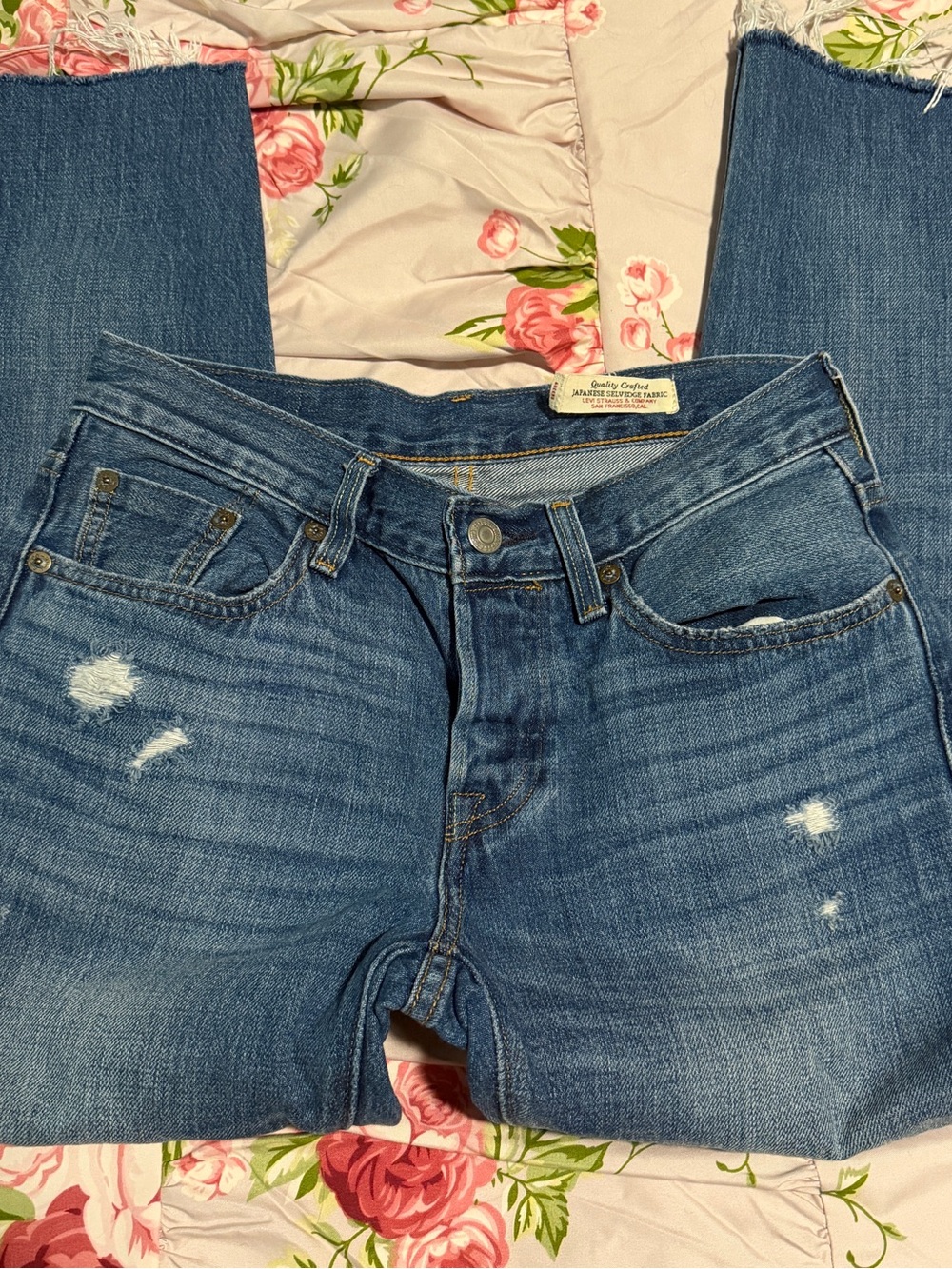 Levi Strauss Japanese Selvedge 501T 24x24 Jeans